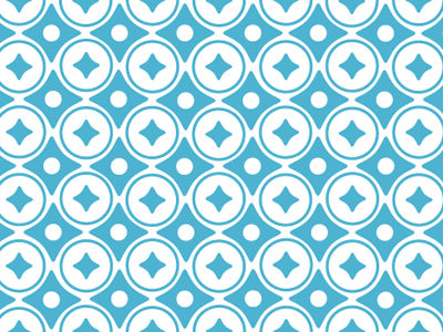 just a pattern... blue circle diamond pattern