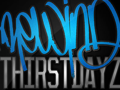 Rewind Thirstdayz branding graff graffiti logo redesign stree tagging tags typography