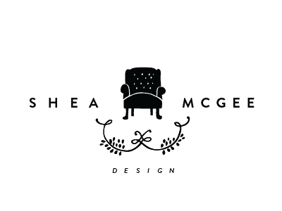 Shea McGee Initial Comp concept hand drawn logo