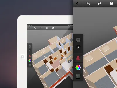 3D modelling App 3d ipad modelling ui