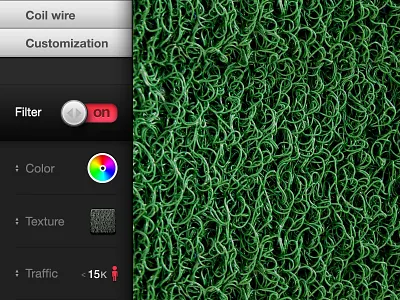 mat showcasing app 3d ipad modelling ui