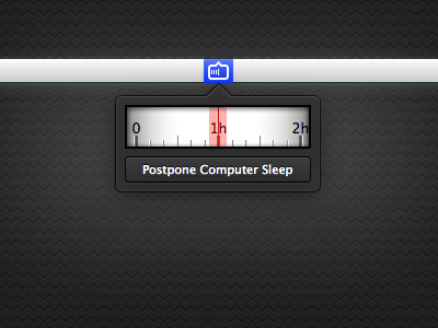 Sleep No More app app store apple application desktop hud interface mac mac app menu menu bar menubar minimal minimalist native os x osx simple sketch sketch app sleep sleep no more status bar statusbar ui user interface utility