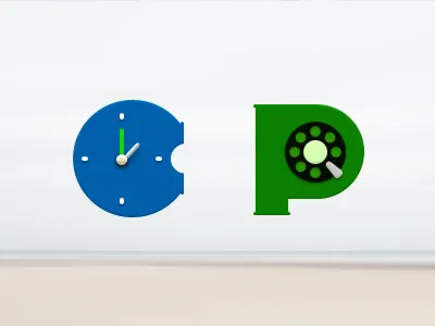 Theme icon clock phone