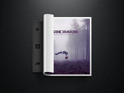 Album Art Navigation Concept album concept cover art music player