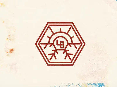 Sun Ski badge ski sun