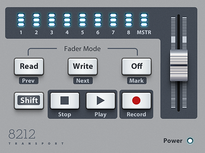 Transport Audio Plugin UI audio plugin gui skeuomorphism ui