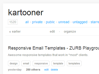 Pinboard Reskin design pinboard skin ui