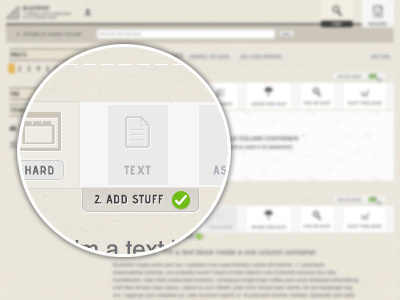 Add Stuff content design content management education ui ux