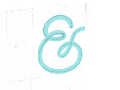 Ampersand ampersand hand lettering lettering script single weight type typography