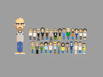 Pixignits character designit madrid pixel pixel art