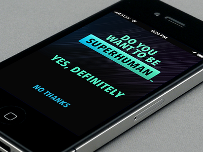 Landing Screen Mockup iphone landing