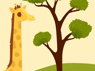 Giraffe childrens illustration giraffe illustration jungle zoo