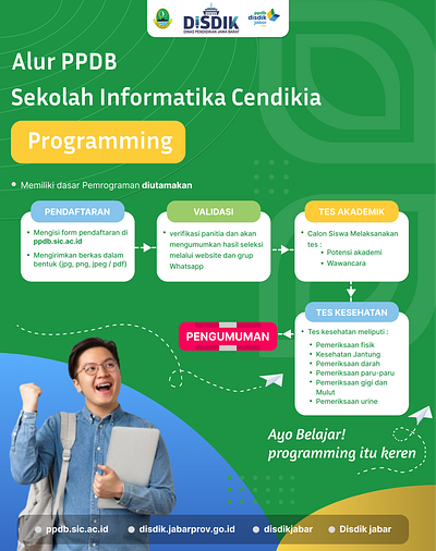 PPDB onboarding studentadmission uidesign userflow uxdesign