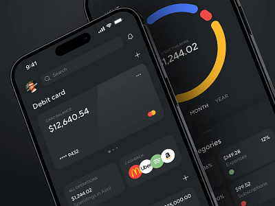 Finance Management Mobile App: Seamless Financial Control animation branding figma figma design figma designer finance app mobile app mobile app design responsive screens ui ui design