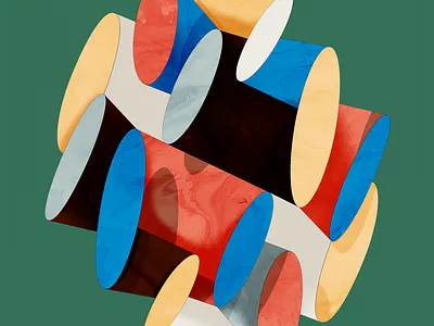 Symphony of Tubes 3d artwork design graphic design illustration