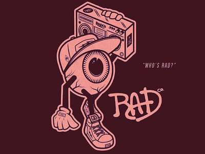 Rad Company Eyeball Illustration art art design artist artwork colorful creative creative art creativity design designs eyeball illustration illustration design insparation inspire inspired rad company street art street style whos rad