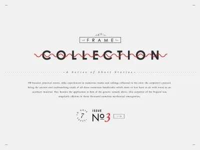 Further exploration on my personal project clean crisp detail elegant fancy light sophisticated type typography