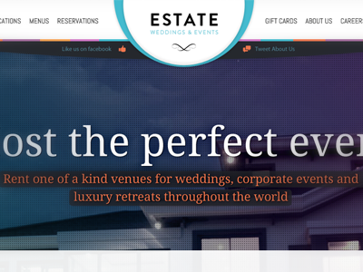 Estate Weddings & Events estate events weddings