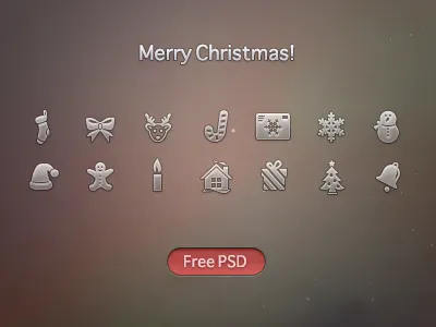 Christmas Free PSD free icons photoshop psd web
