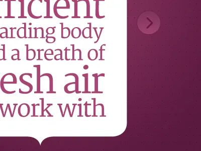 Landing page UI bubble quote speech testimonial texture ui