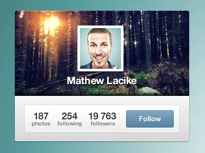 Mini Instawidget instagram practice rebound ui widget