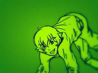 Lime Smile boy illustration shota