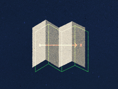 Time 2 illustration map neon texture