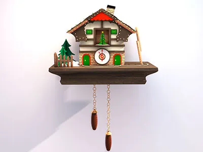 Cuckoo Still 3d c4d christmas cinema cinema 4d clock cuckoo rit rochester