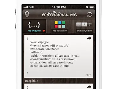 Codelicious Mockup Version 2