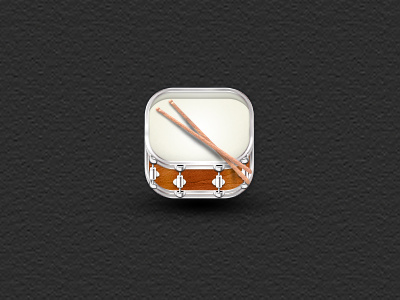 Drums Icon app icon branding icon icon design instrument icon ios icon music print