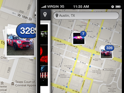 Map View app icon ios pixel