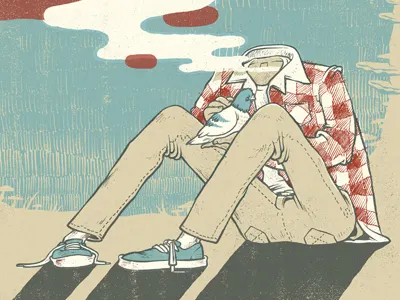 The Wonder Years - Spring Tour Poster kevin luong poster the wonder years