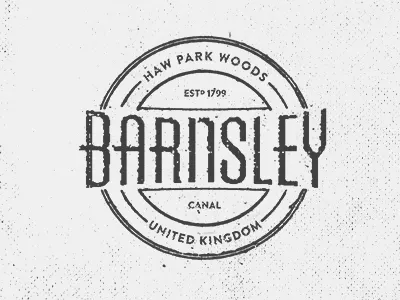 Barnsley Canal betraydan branding canal design england grit old stamp vintage