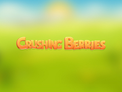 Crushing Berries Logo crushing berries ios app iphone game logo