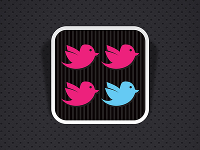 TweetCompare Icon app application design icon ios iphone tweetcompare twitter