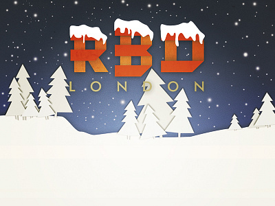 RBD London Christmas agency app christmas design designer illustration logo london photoshop