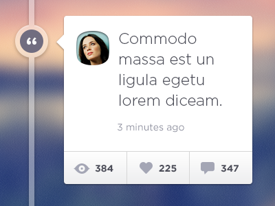 Timeline Post clean interface light psd theme timeline tumblr ui user interface