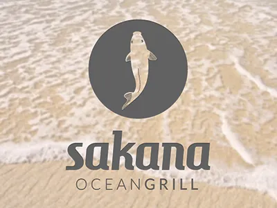 Sakana Identity Redesign asian brand branding circle fish identity logo ocean restaurant