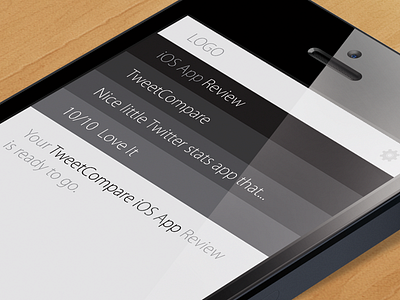 Simple Navigation UI app application design interface iphone mobile navigation ui ux