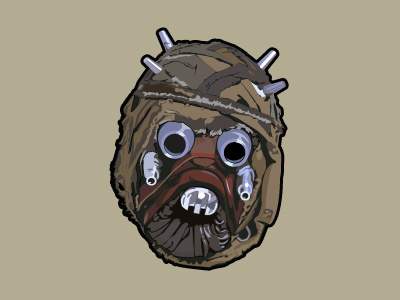 Star Wars - Tusken Raider/Sand People illustration sand sand people star wars tatooine trilogy tusken raider vector