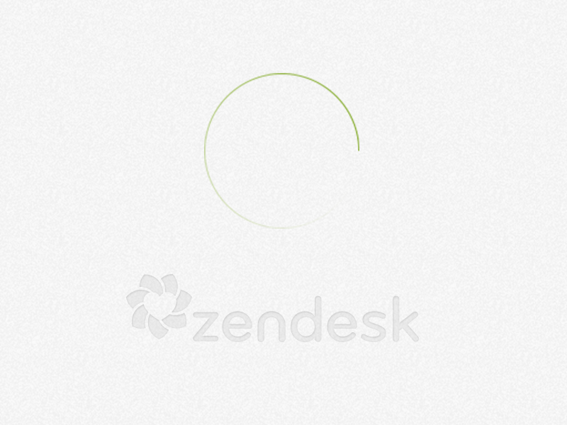 Around and around circle loader loading round spinner zendesk