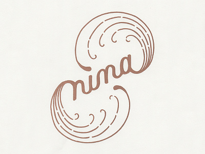 Nina sharpie typography