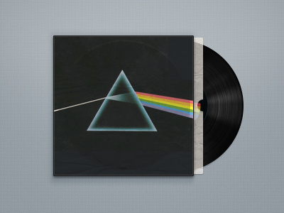 Vinyl Rebound aged mp3 music pink floyd record retro ui vintage vinyl