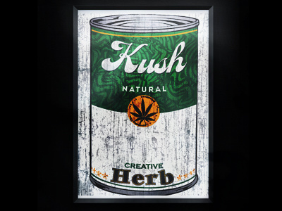 Kush Can can design graphicdesign illustration kush popart