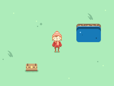 {GIF} Summon Autumn adventure game pixel seasons