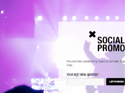 Music Promotions Squeeze Page