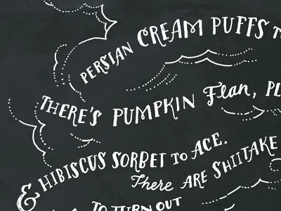 Kitchen Lettering cooking culinary hand lettering kitchen lettering typography