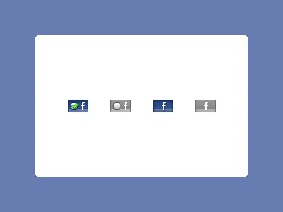 Facebook Share Buttons check checkbox facebook share social