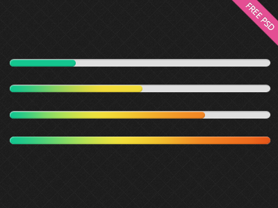 Freebie: Heat Map Progress Bar clean color download free freebie gui heat map interface minimal progress bar resource ui