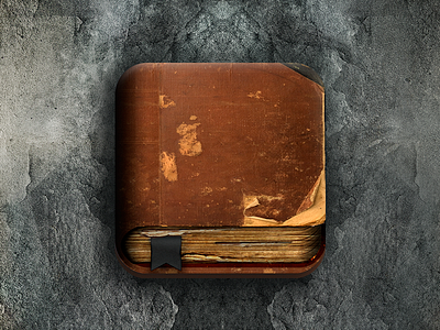 Book iOS Icon book icon ios paper texture wall